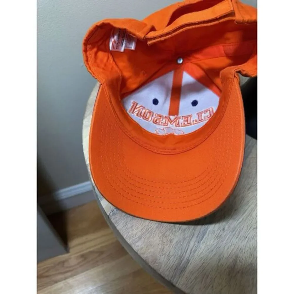 Clemson Tigers Baseball‎ Hat Strapback Orange Cap The Game Paw Logo
